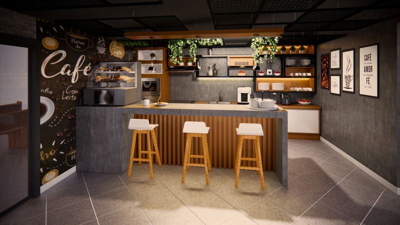Cafeteria Coffee Break