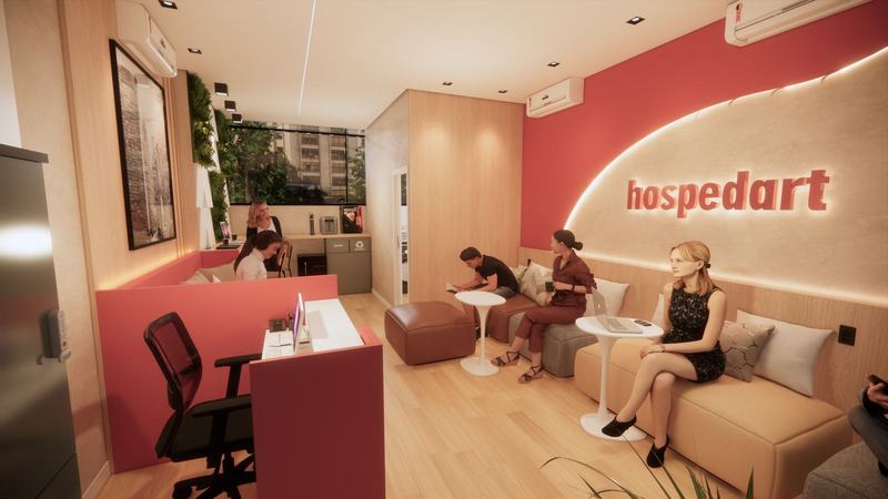 Lounge de hospedagem · Mirante do Vale